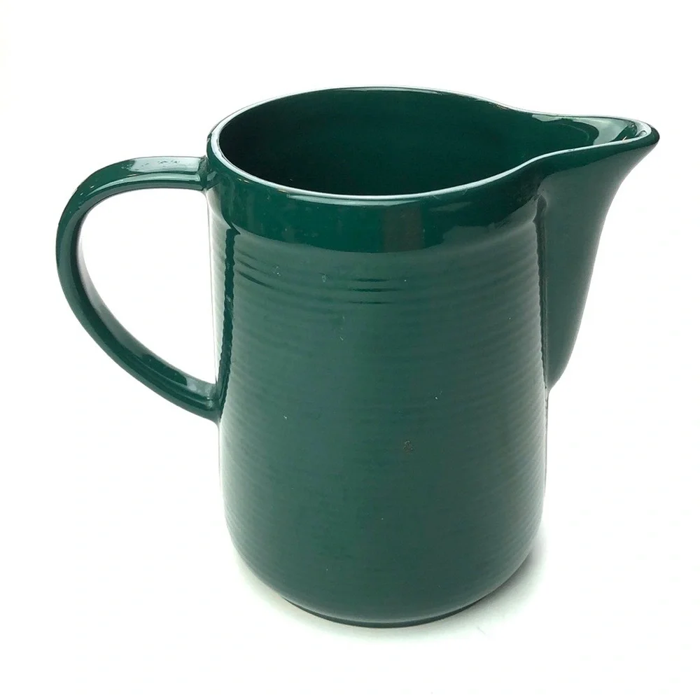 Pier 1 Scheurich Germany Pitcher Carafe 332-10 Solid Hunter Green Servingware